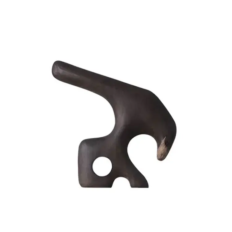 

Modern creativity, abstract wood carving art, decoration home hotel, living room entrance soft decoration