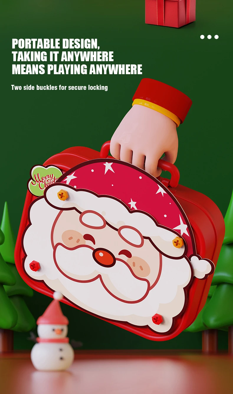 DIY Montage-Elektroschrauber-Spielzeugset Weihnachtsgeschenke Kinder-Reparatur-Werkzeugkasten Kreative Spiele Lernspielzeug für Kinder – Detail 12