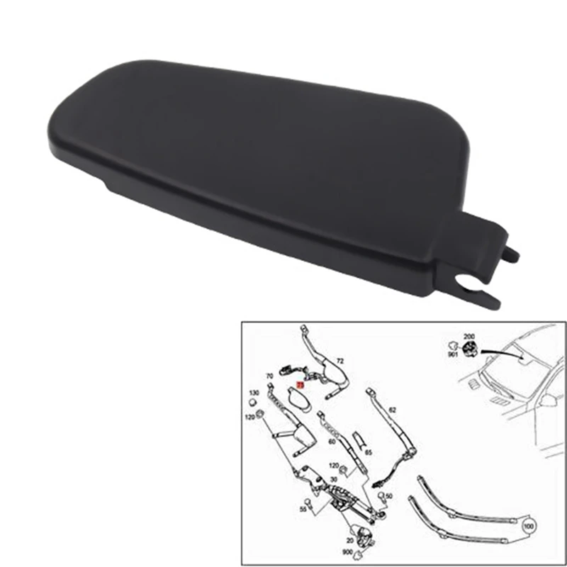 1648240049 Front Washer Windshield Wiper Arm Cap Right Slide for Mercedes-Benz W166 GLE350 GL320 ML320 ML350