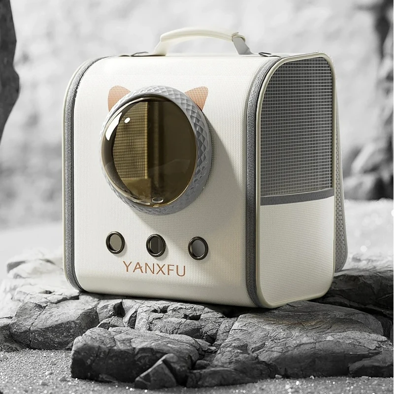 

Сертифицированный ACAA расширяемый рюкзак для кошек, одобренный авиакомпанией, с вентиляцией от тревоги, большой вместимости для кошек и маленьких собак