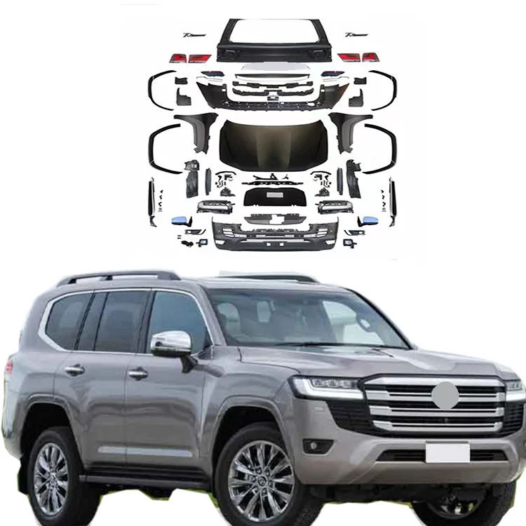 most popular car bodykit facelift upgrade body kit for Toyota Land cruiser lc200 fj200 2008-2021 conversion lc300 2022