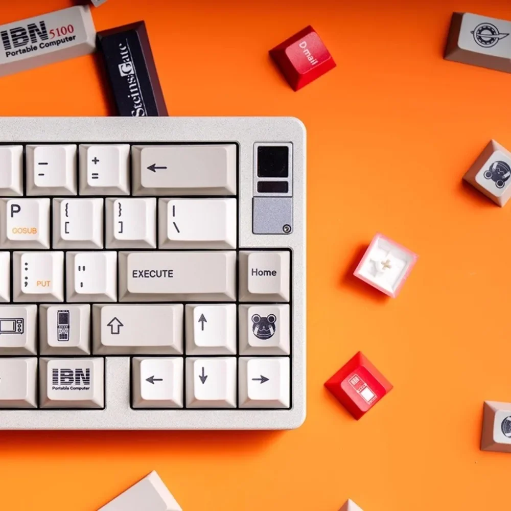 SteinsGate Thema Keycap Set 181Key PBT Aangepaste Retro Gepersonaliseerde Keyboard Cap Cherry Profile Key Cap voor mechanisch toetsenbord