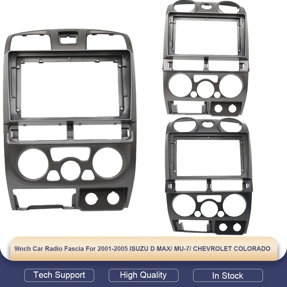 

9-дюймовый автомобильный радиоприемник для ISUZU D MAX/ MU-7/ CHEVROLET COLORADO 2001-2005 годов, стерео панель, комплект приборной панели, рамка