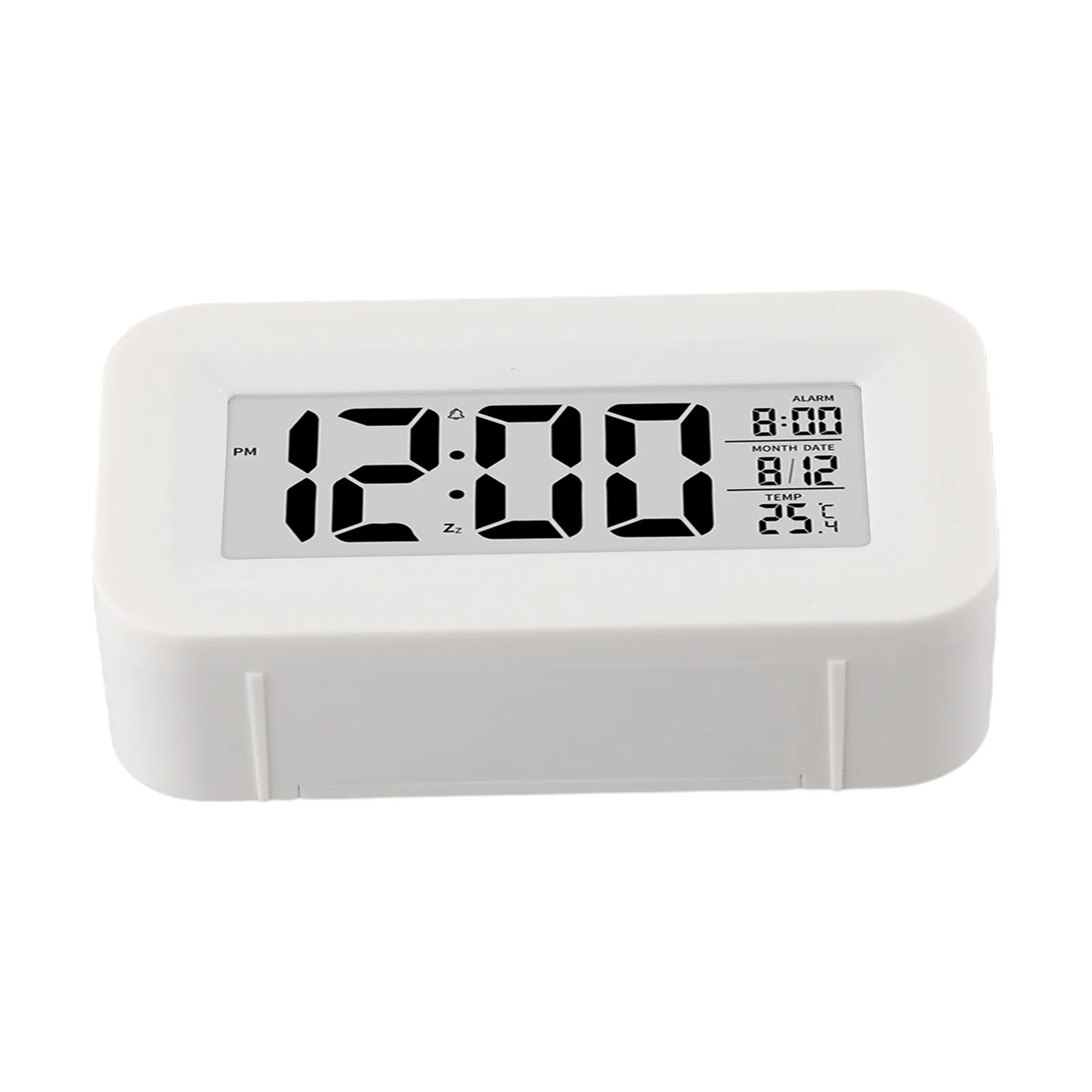 Digital LCD Alarm Clock Electronic Digital Alarm Screen Desktop Table Clock For Home Backlight Snooze Calendar Clock