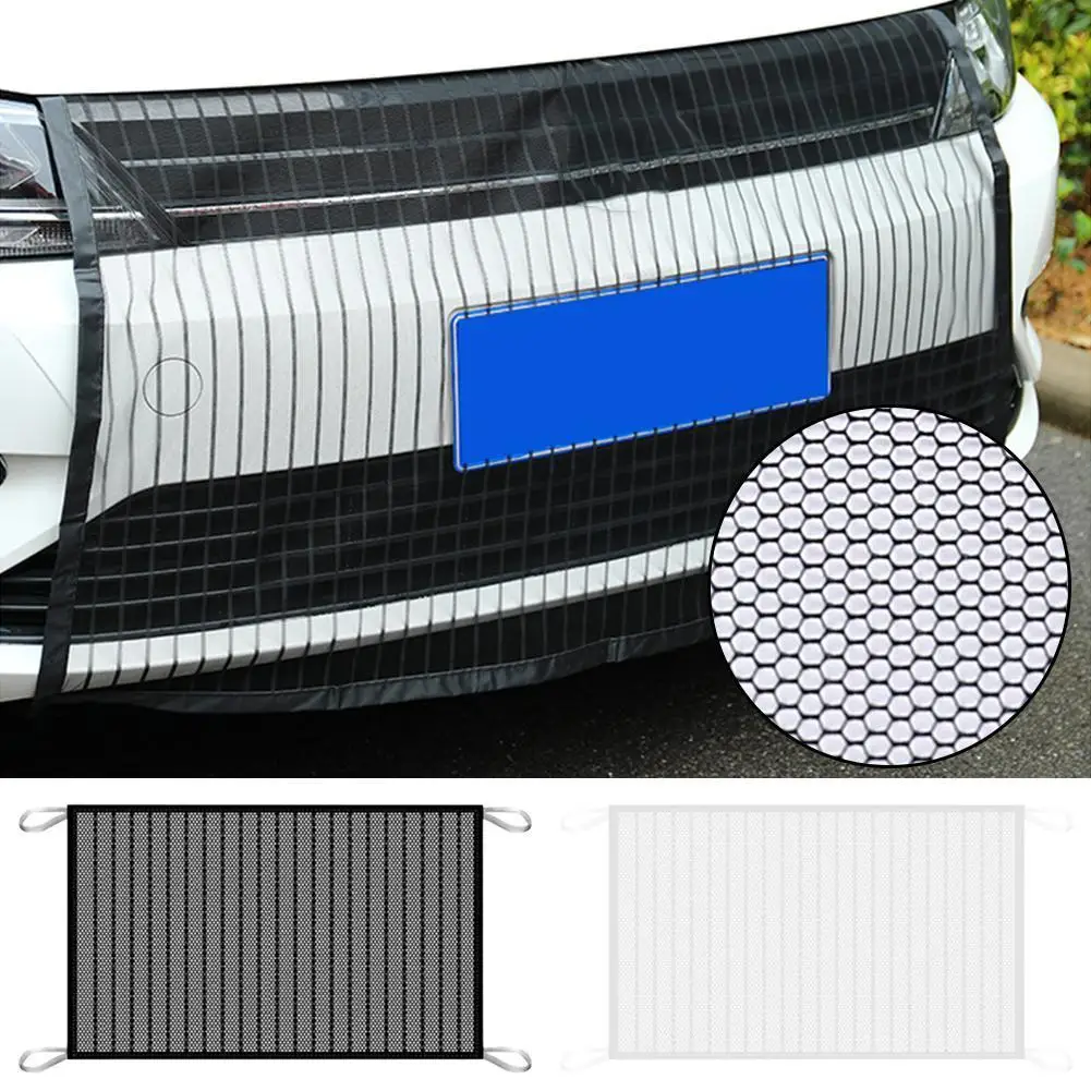 

Car Grill Protection Net Foldable Hood Engine Bumper Net Car Front Mesh Prevent Engine Hood Damage Stones Leaves Resistant Net