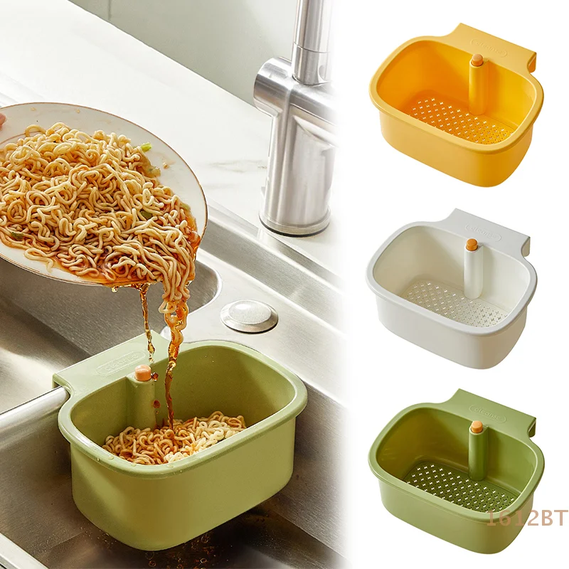 

Креативная сливная корзина для раковины, подвесная корзина с сетчатым фильтром, открывающаяся нижняя крышка, кухонный фильтр для мусора, корзина для хранения раковины