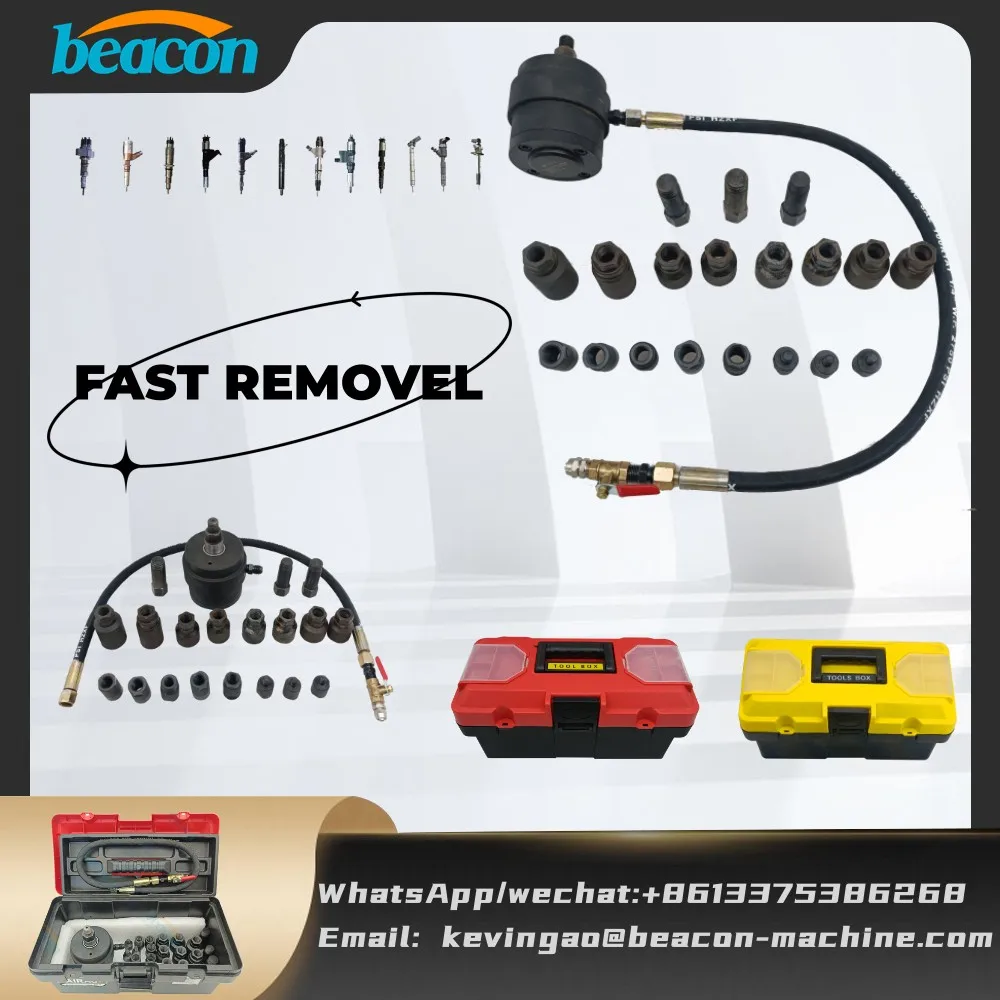 1000NM Diesel Common Rail Injector Pneumatic Puller Kit Injector Removal Disassemble Tool For All Brands