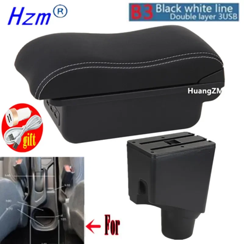 Voor Toyota Yaris 2015 2016 2017 2018 2019 2020 2021 2022 Auto Armsteun Doos Voor Toyota Yaris hybride Opbergdoos auto Accessoires