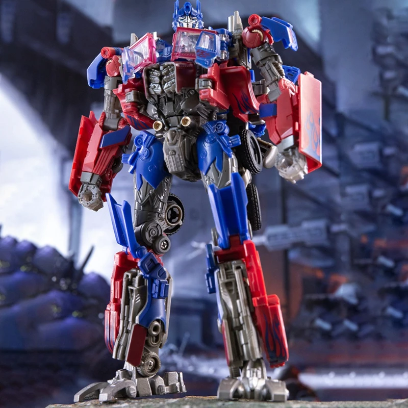 

BAIWEI Transformation TW1022 EX Version 17.5cm KO Masterpiece Figure Toy Commander Prime Deformation Car Robot