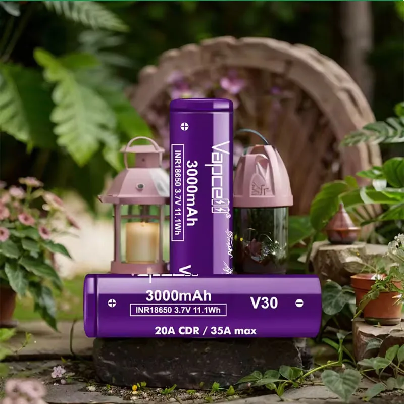Batería Original Vapcell V30 18650, 3000mah, 35A, baterías recargables de alta descarga, celda de iones de litio INR 18650 para bicicletas eléctricas