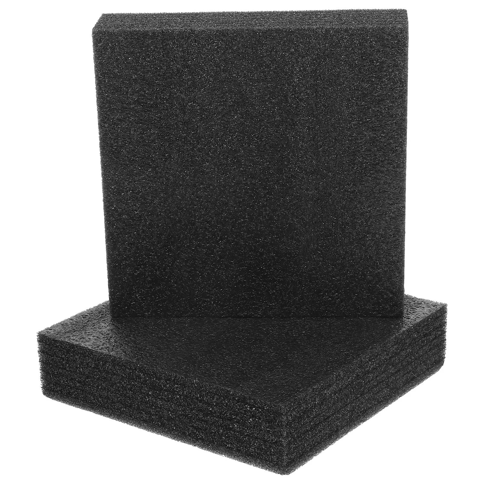 

2Pcs Black Pearl Cotton Foam Pads Multi-Use Packing Inserts Tearable Shock-Absorbing Protection for Electronics Glassware