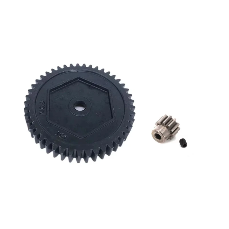 Steel Spur Gear Motor 45T 0.8M 32P 8053 # 6747 11T Engine Cogs 3.175mm for 1/10 Tracked Model TRX-4 TRX4 TRX-6 RC Cars