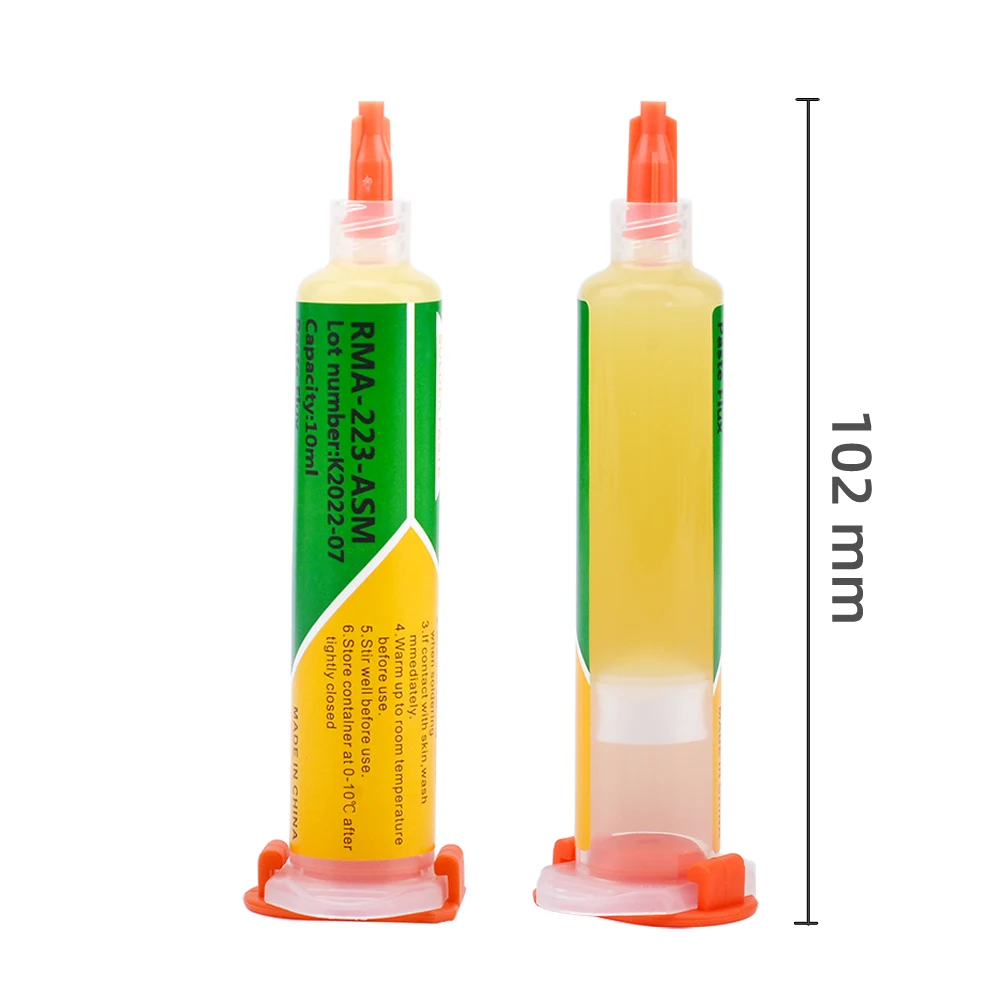 RMA-223-ASM ฮาโลเจนฟรี Rosin Flux,Flux Paste ใช้สำหรับส่วนประกอบ Desoldering,การบำรุงรักษา,Zero Halogen,ไม่มีการรั่วไหล,Protecti