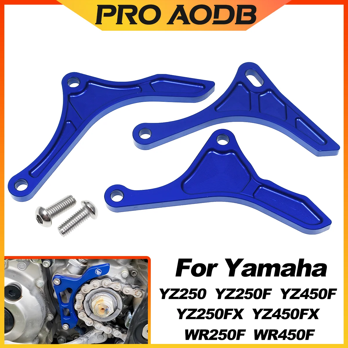Motorrad CNC Motor Kettenrad Schutz Kette Schutz Fall Saver Für Yamaha YZ250F YZ450F WR250F WR450F YZ250FX YZ450FX Universal