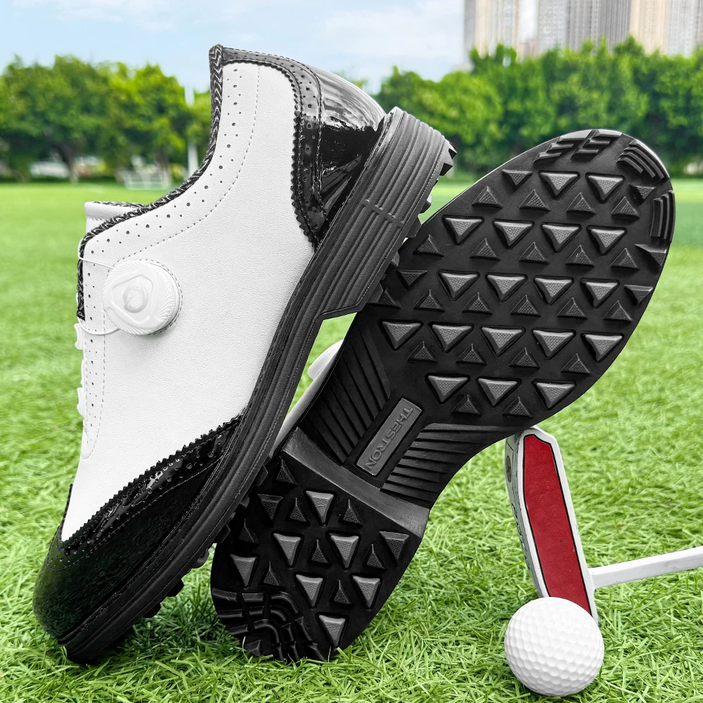 

Fashionable Golf Shoes, High-quality Men's Casual Walking Shoes, Men's Plus Size Training, Outdoor Anti Slip Fitness Golf Shoes