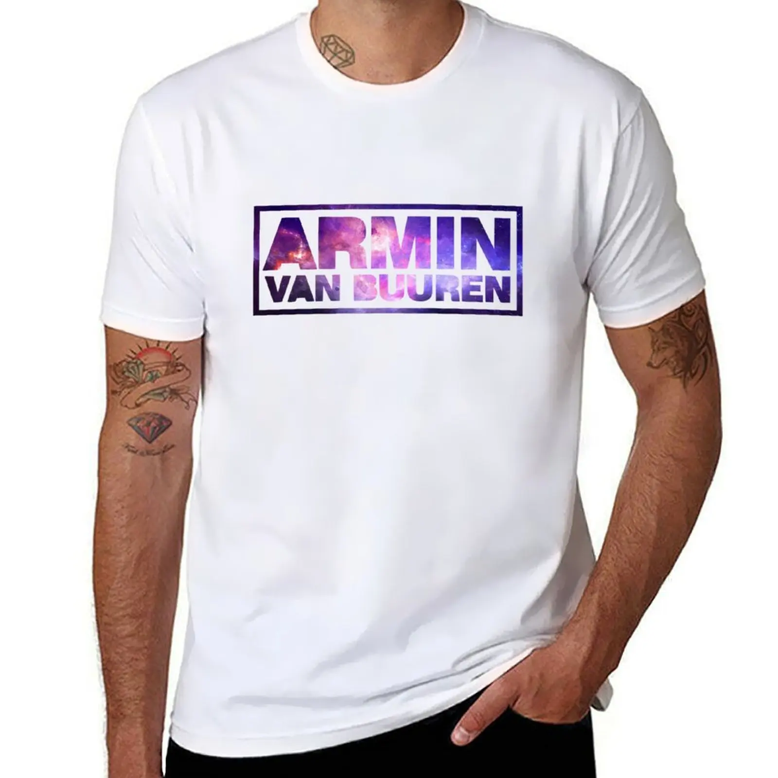 

Trance Armin Purple Galaxy T-Shirt anime t shirts oversize man t shirts high quality luxury brand cotton t shirt man T-Shirt