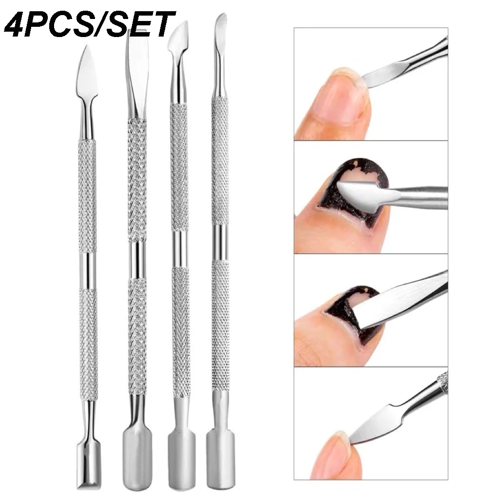 

Kit of 4 Professional Stainless Steel Spatulas for Manicure - Pedicure Podiatry