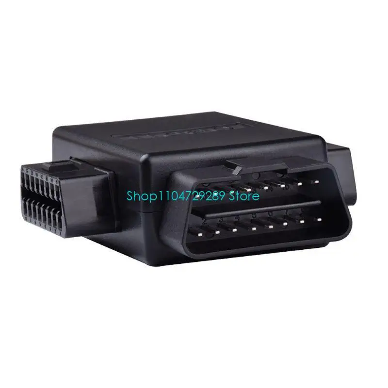 

D8KE 16 Pin Automobile Black Female Connector OBD2 Wire Sockets obd Adapter Diagnostic Tool Connector Plug OBD Connector Plug