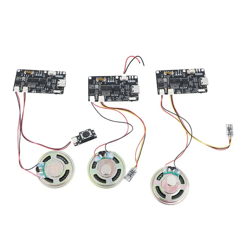 Recordable Sound Module 8M MP3 WAV Button Control Music Voice Player Programmable Board For DIY Greeting Card Production