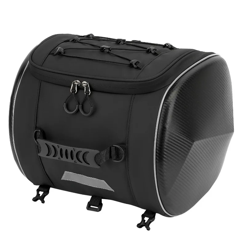 Multifunctional Motorcycle Helmet Bag Front Rear Dual Mount For Scooter Underbone Full‑Face Helmet Storage Riding Pack Accessory