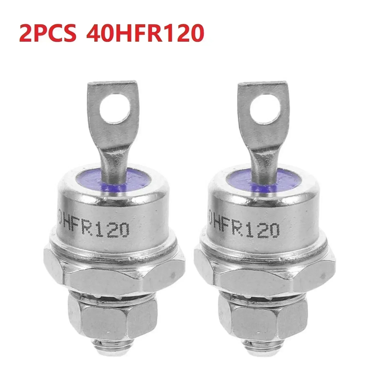 40HF120 40HFR120 Stud Mount Rectifier Diode Set Of 2 40A 1200V Positive Cathode Negative Anode For Electrical And Motor Controls
