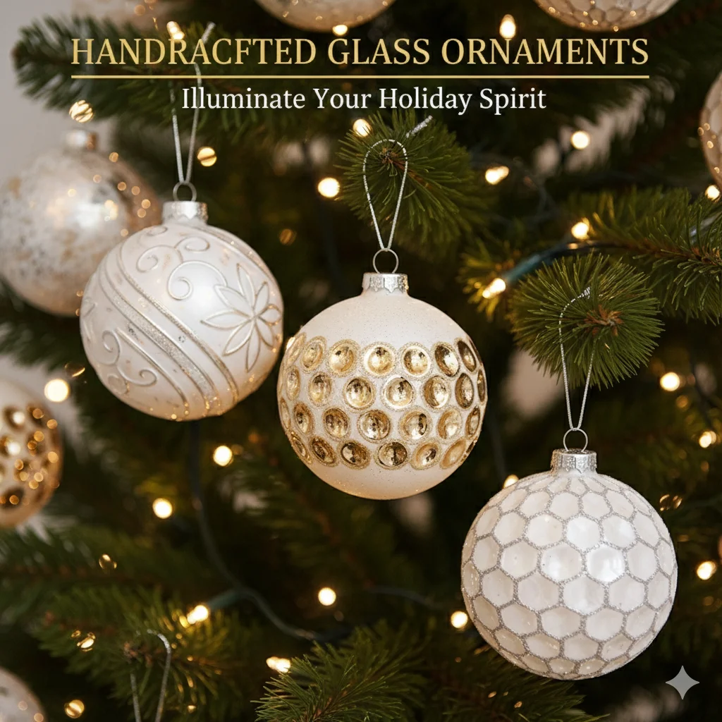 

8CM Antique Christmas Ball Ornaments 12PCS Retro Hanging Decorations For Tree Window, Vintage Holiday Decor