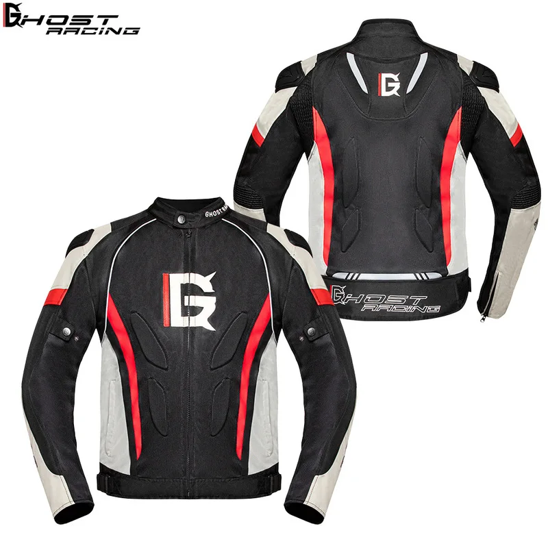 

Ghost Racing Breathable Summer Motorcycle Riding Jacket Safety Protective Off Road Mountain Rally Racing Top For Men Women