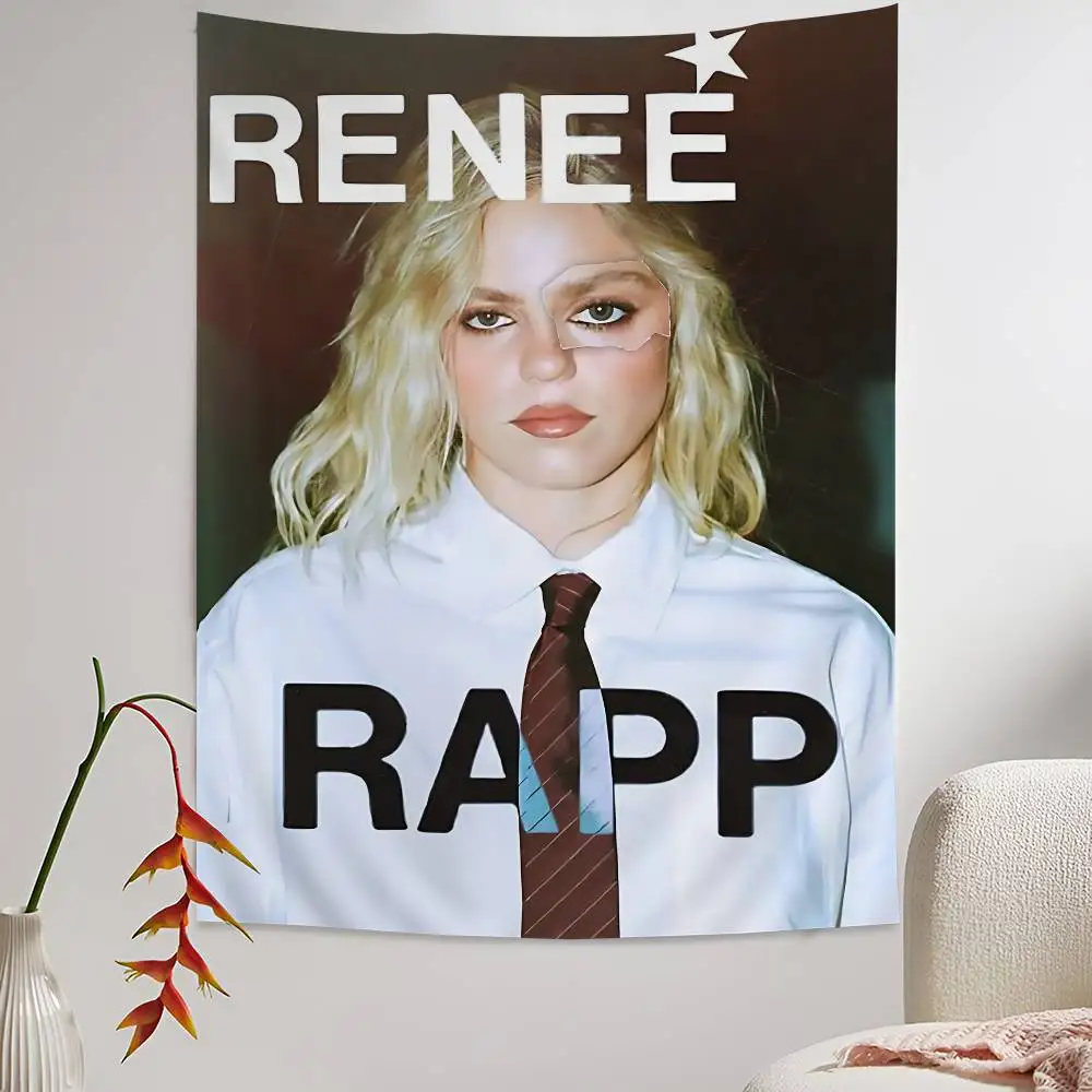 Pop Singer R-Renee Rapp Colorful Tapestry Wall Hanging Cheap Hippie Wall Hanging Bohemian Wall Tapestries Mandala Wall Hanging