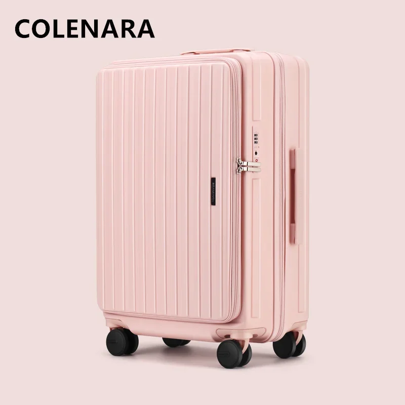 COLENARA Carry-on Travel Luggage Side Opening PC Boarding Case 24