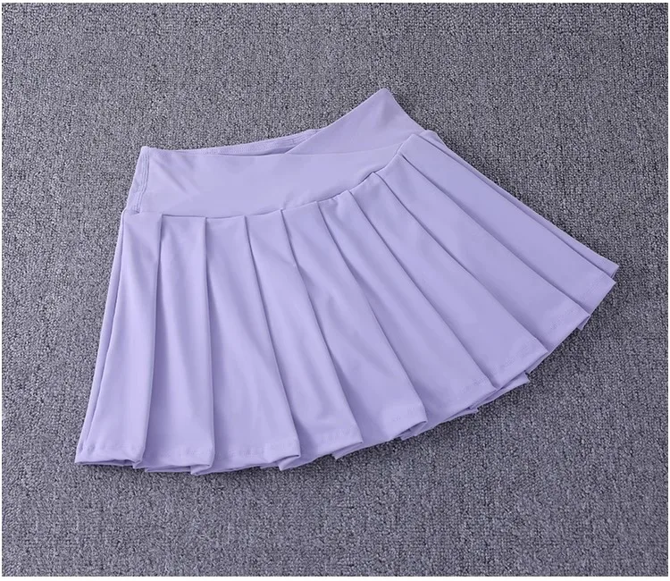 Schnell trocknende, plissierte Tennisröcke für Damen mit mittlerer Taille, niedliche sportliche Workout-Laufsport-Golf-Skorts – Detail 12