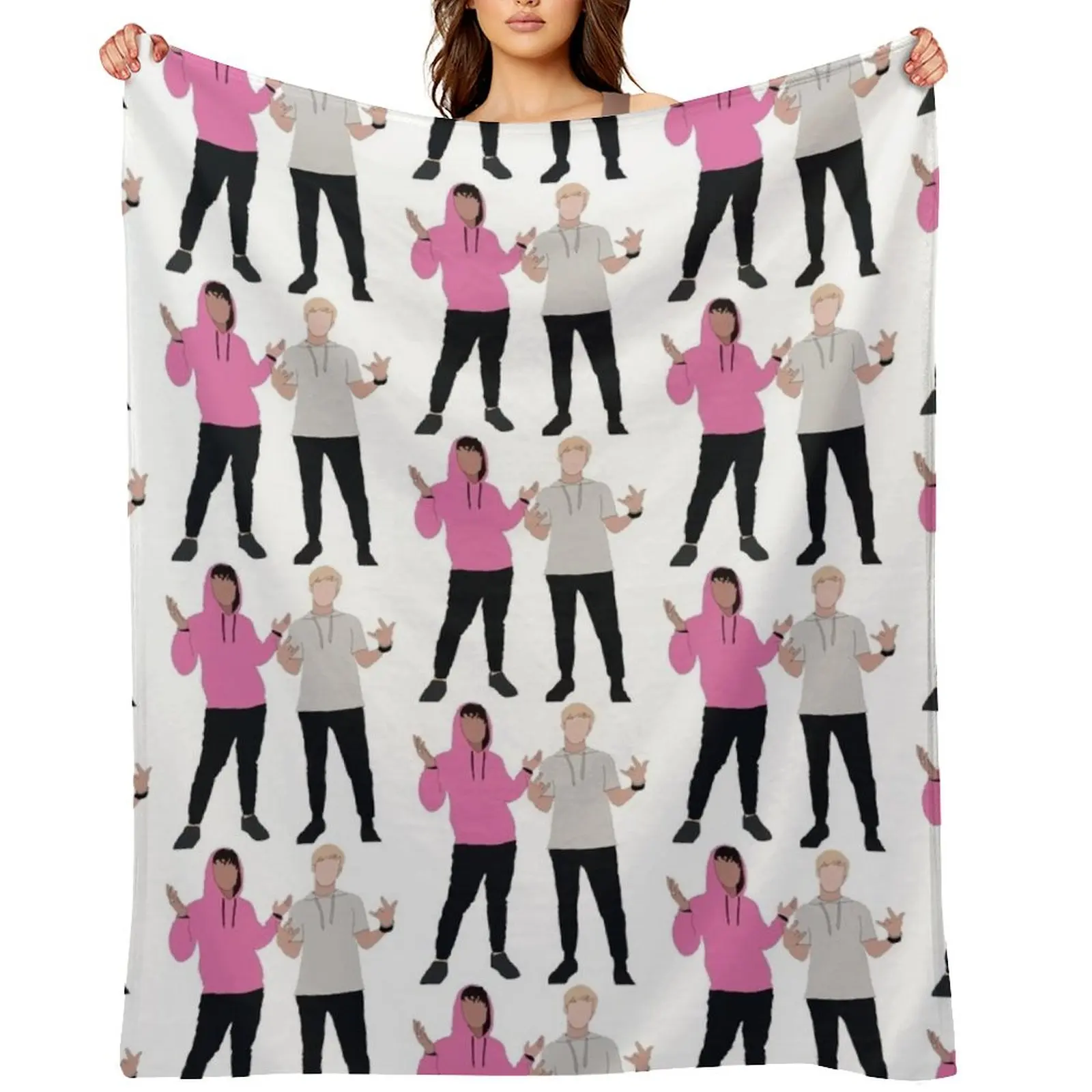 

Sam and Colby Throw Blanket Decorative Throw Luxury Throw for sofa halloween Blankets
