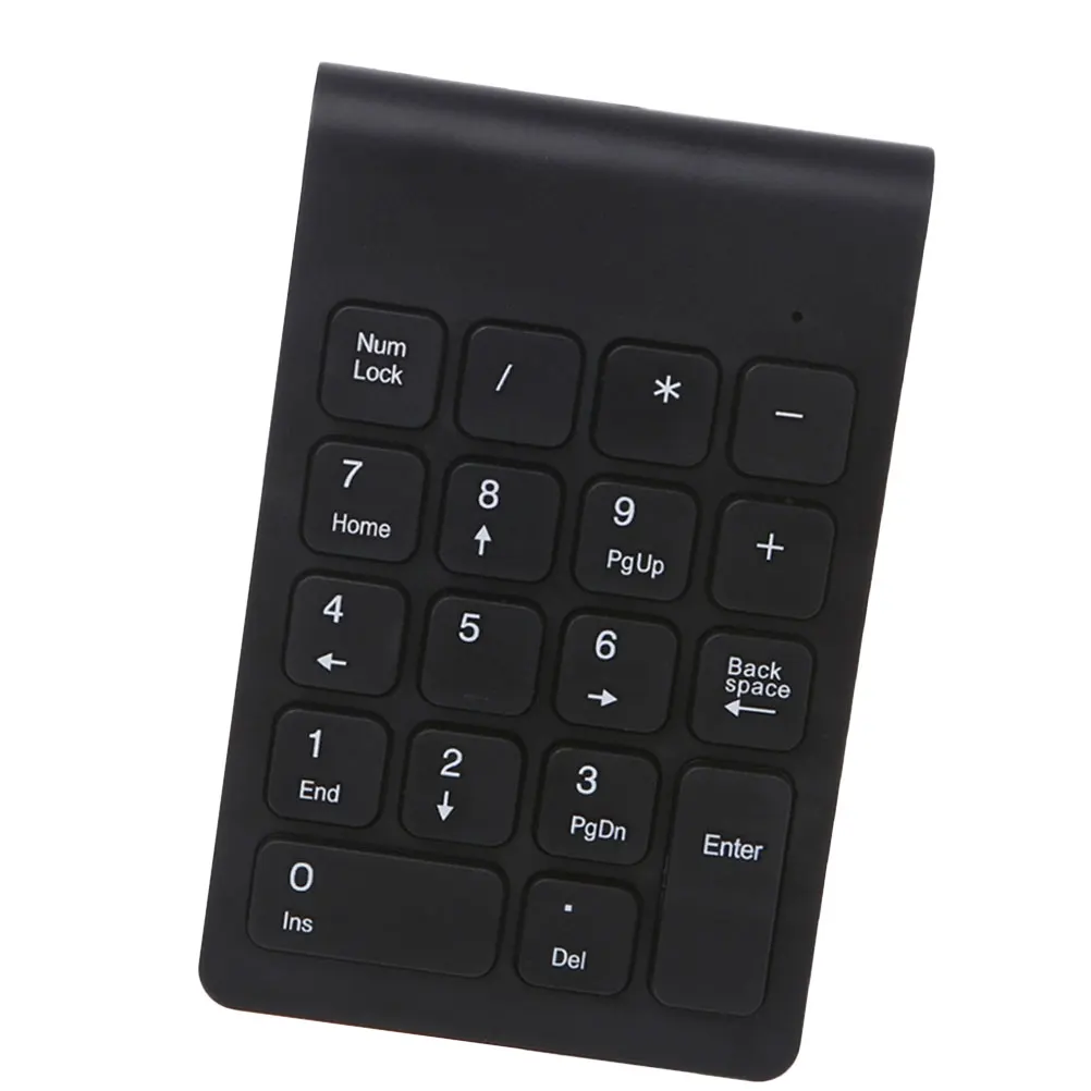 

Black Mini Numeric Keypad USB Powered Smooth Keys for Notebook Desktop Slim Fashionable Computer Accessory Reliable Performance