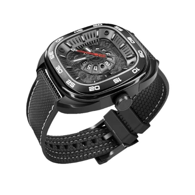 New Luxury Men's POSAN PSW-008G Mechanical Watch, Anti-Reflective Sapphire Crystal, Titanium Case, Water Resistant To 100M