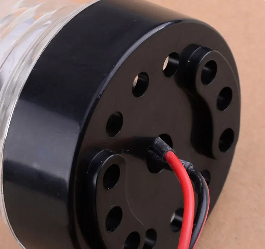 ABS البلاستيك قارب ضوء 360 درجة ضوء الملاحة المستديرة ‌ مصباح ملاحة رؤية 2 ميل ‌ 206LM ضوء أبيض عالي التجويف