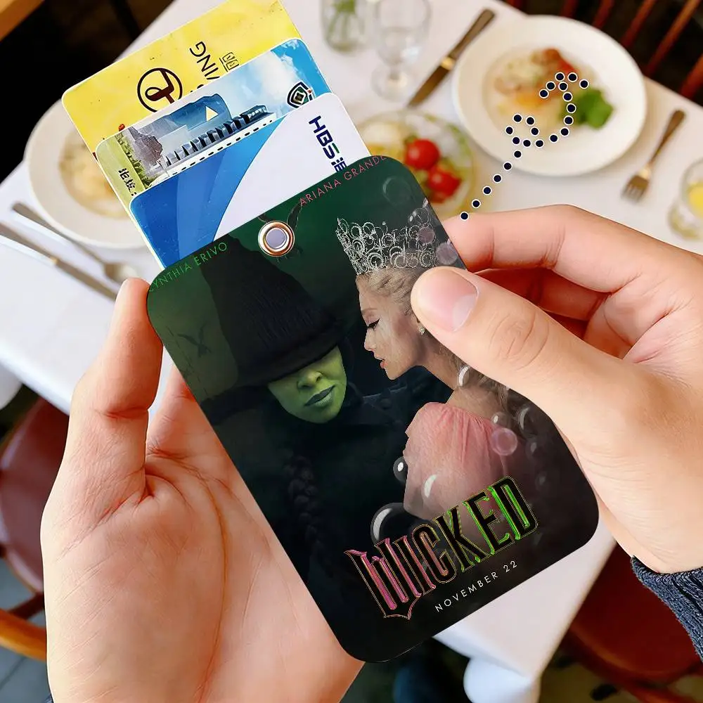 Wicked Movie Canvas Wall Art Print Cute Cartoon Inteated Elevator Card Acc Control Card Keychain Protective Cover Gift Keychain