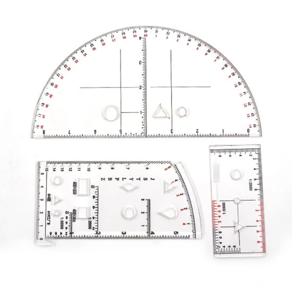 Divider Geometry Drawing Template Geometry Drawing Template Lightweight Design Long Service Life Multiple Sizes Available