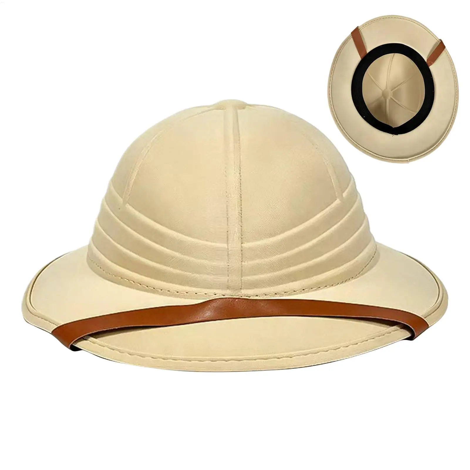 Safari Hat Halloween British Breathable Sun Protection Headgear Outdoor Jungle Safaris Bucket Hats for Women Men Teens Fishing