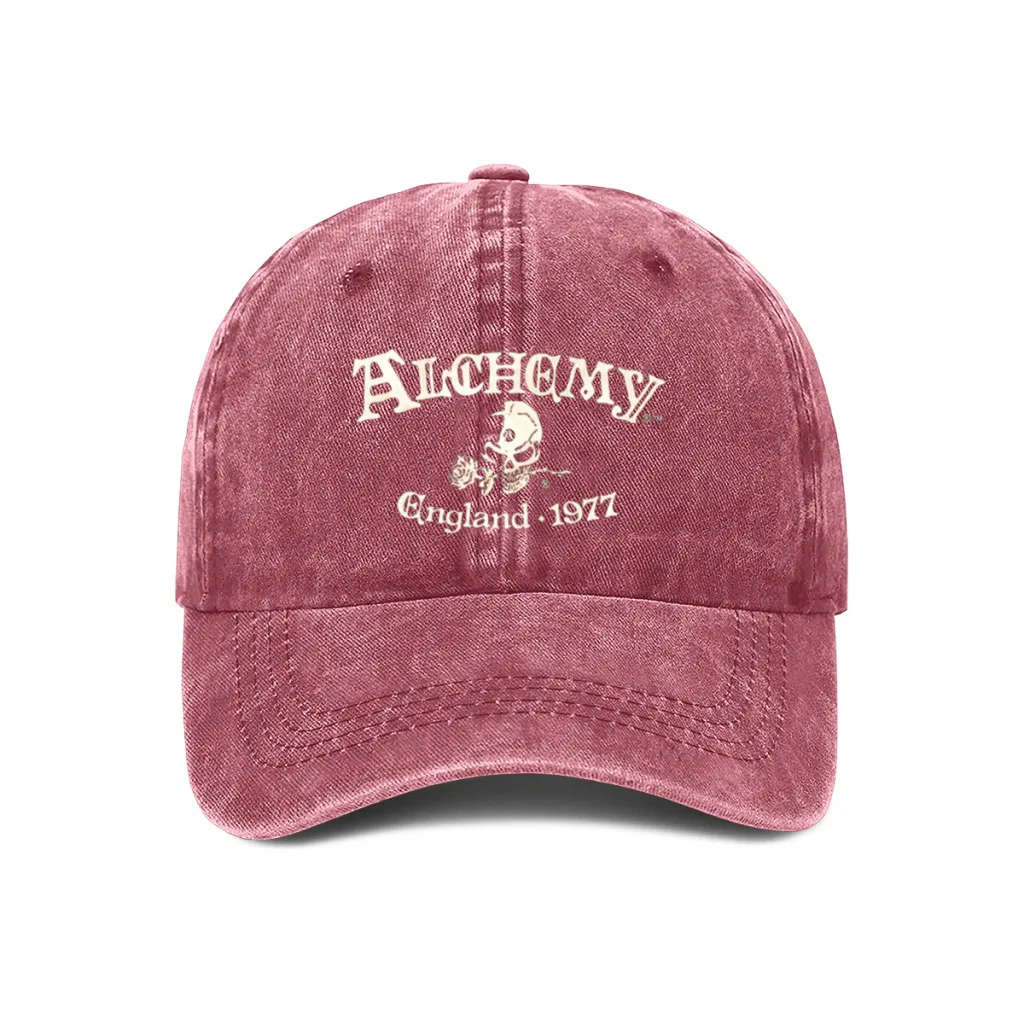 Alchemy England Unisex Baseball Hat Outdoor Sunscreen Adjustable Snapback Caps Hip Hop Breathable Trucker Hats