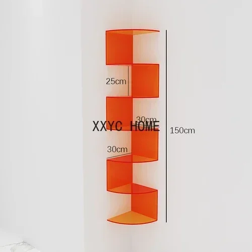 Shoe Store Acrylic Wall Display Rack Corner Shelf Display Shelf Ornament Display Props