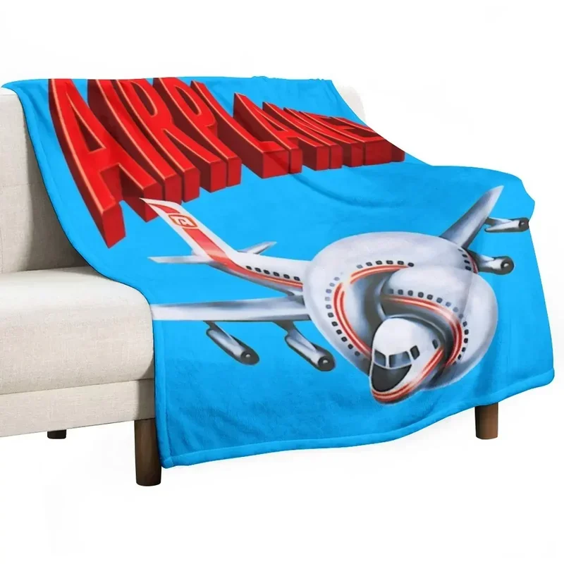 Airplane! Movie Throw Blanket Thermal valentine gift ideas funny gift Blankets