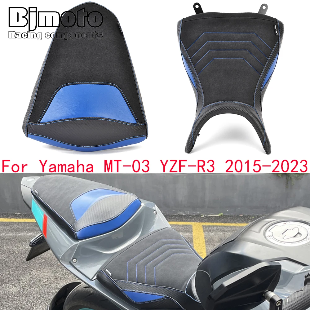 MT03 2023 Front Rear Passenger Seat For Yamaha MT03 YZFR3 YZF R3 YZF-R3 MT 03 2022 2021 2020 2019 2018 2017 2016 2015