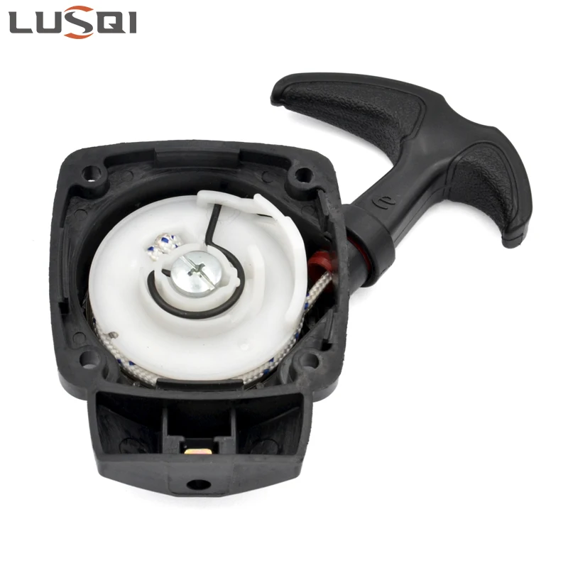 LUSQI Recoil Pull Starter Steel Wire Lawn Mower 34F 22cc 26cc 36cc Engine Gasoline Brush Cutter Start