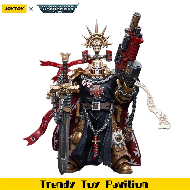 【JOYTOY】Warhammer 40K Black Templars High Marshal Helbrecht 1/18 Actionfigur Spielzeug