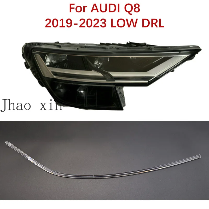 

Daytime Running Light Ballast White Light Module Guide Strip for Audi Q8 2019-2023 LOW Car Daytime Light DRL Lamp Tube Angel Eye
