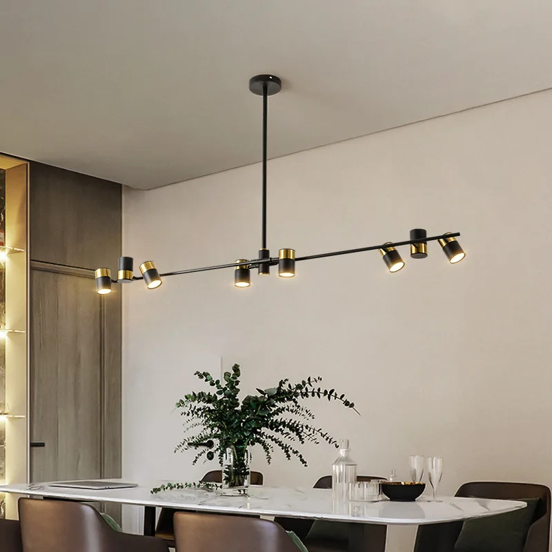 

Modern minimalist LED dining room chandelier Nordic style office living room lighting home bar lighting