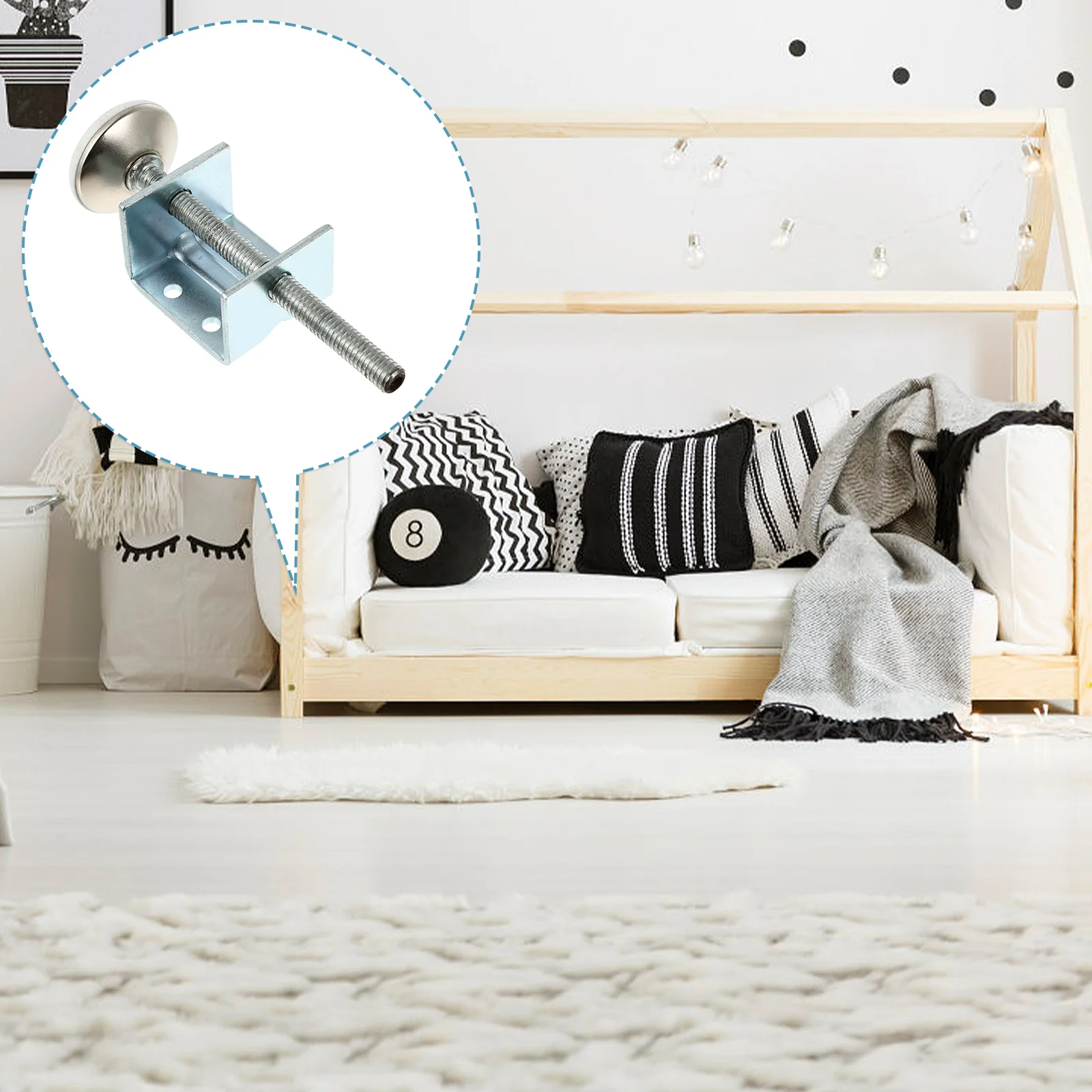 

High Grade Iron Adjustable Leveling Feet Furniture Leg Levelers for Workbench Cabinet Wardrobe Table Support Leveling Feet