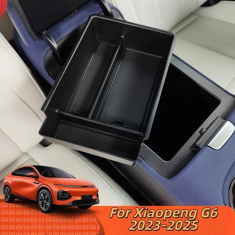Car Central Control Armrest Box Storage Box For Xiaopeng G6 2023-2025 Car Storage Organizing Accessories