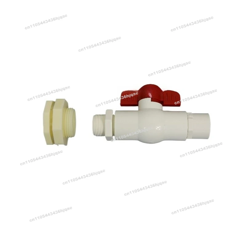 Turtle Turnover Box Perforated Drainage  Fish Tank Strong Discharge Pipe Fittings Kit Plastic Water Tank 4 Minutes 6 Outlet