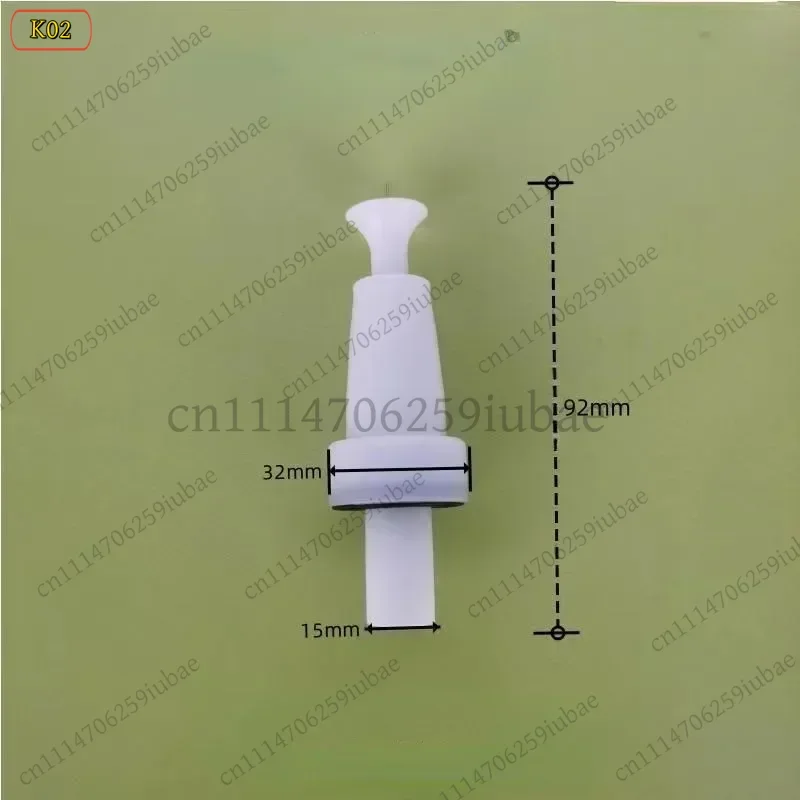 BK 2PCS Electrostatic Powder Coating Flat Round Nozzle for GM02 Spray Gun Parts Replacement Accessories Universal Fit