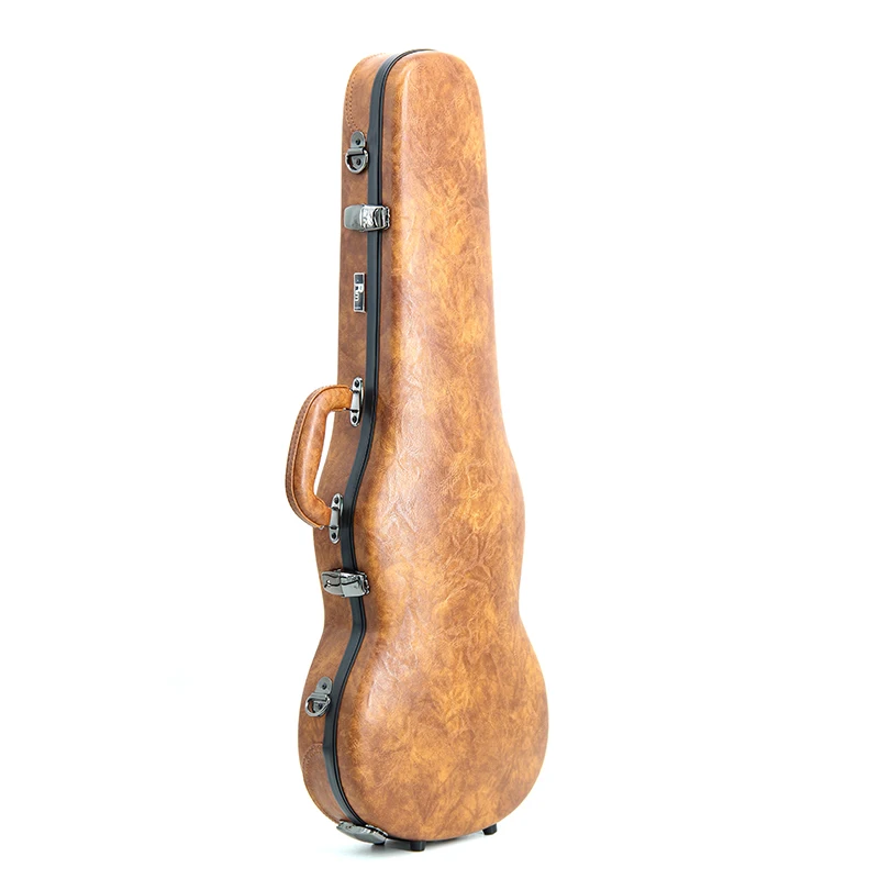 

Luxury Custom Acoustic 4/4 Violin Case Anti-collision Musical Instrument Hard Shell Case Factory Display Fiberglass Violin Bag